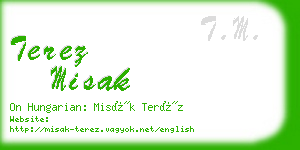 terez misak business card